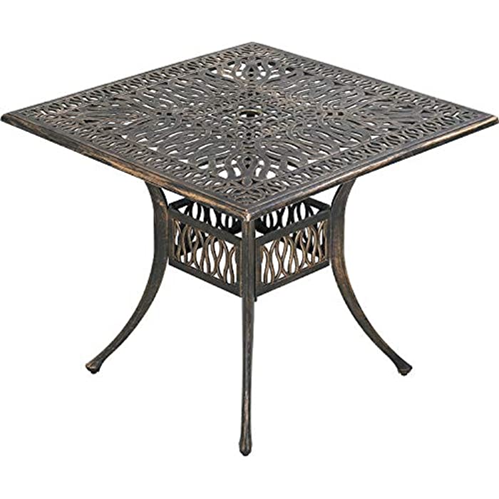 Patio Dining Table Outdoor Dining Table Wrought Iron Patio Furniture Outdoor Table Patio Table Patio Furniture Weather Resistant