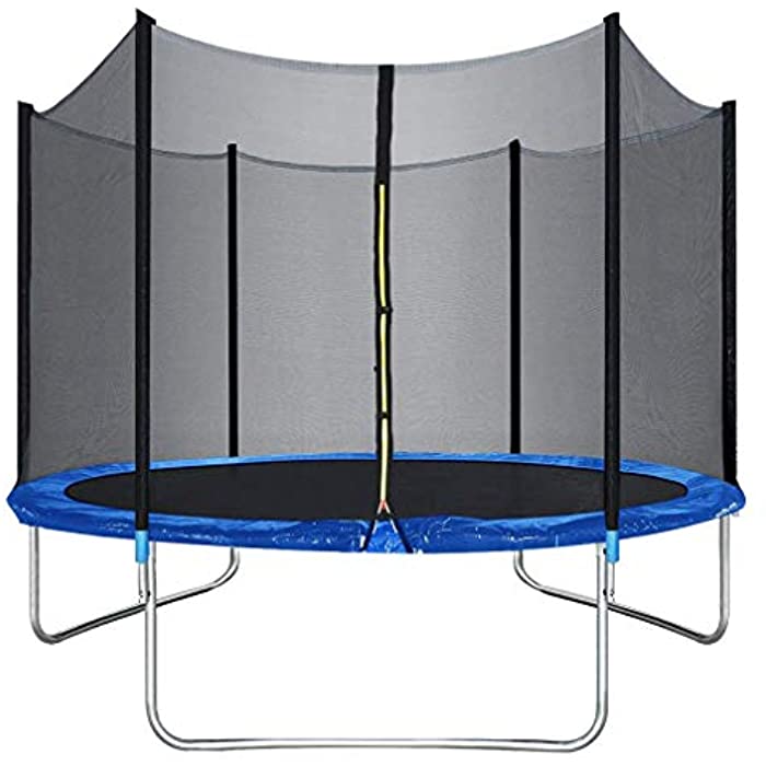 Trampoline with Enclosure Net Outdoor Fitness Trampoline PVC Spring Cover Padding for Children and Adults