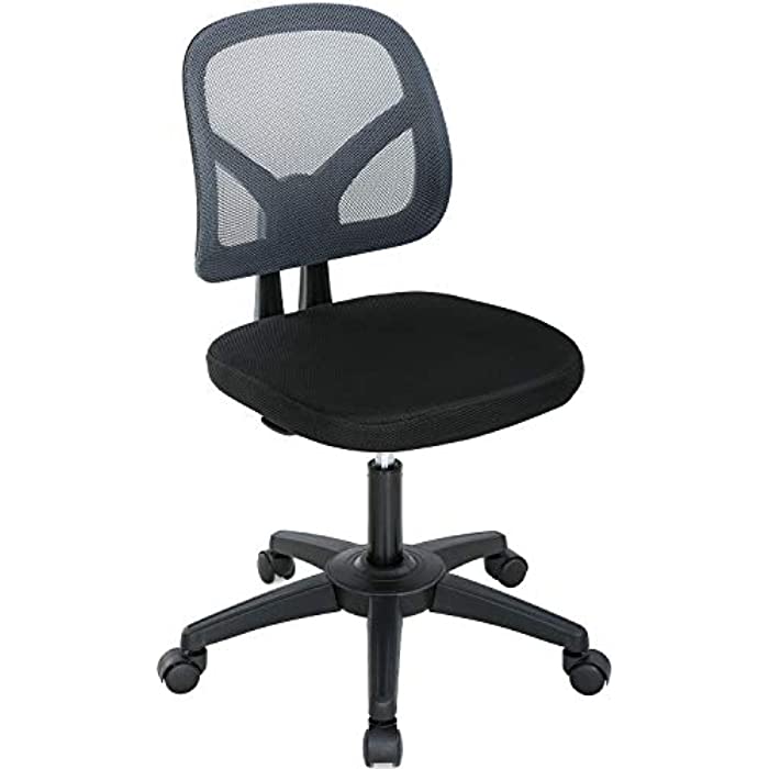 Office Chair Computer Chair Desk Chair with Lumbar Support Mesh Ergonomic Chair Adjustable Swivel Rolling Task Chair for Adults(Grey)