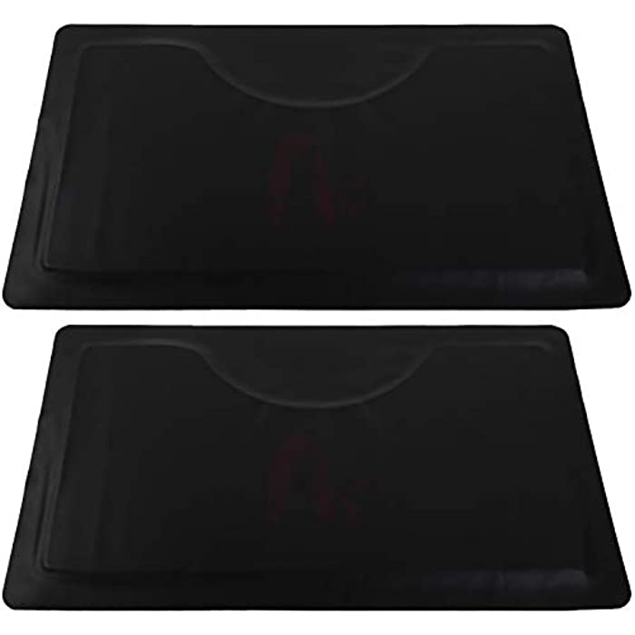 Anti Fatigue Mat Salon Mats for Hair Stylist 3 ft. x 5 ft.Barber Shop Beauty Comfort Salon Chair Mat Floor Rectangel 5/8 in. Thick 2 Pack