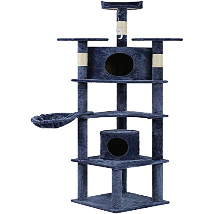 Cat Kitty Tower Cat Condo Cat House Cat Tower for Large Cats,73