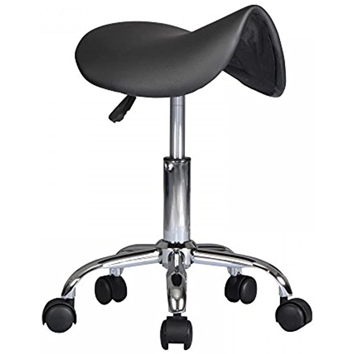 Rolling Stool Swivel Stool Tattoo Chair Height Adjustable Salon Stool Swivel Chair Hydraulic Stool Facial Massage Stools Spa Equipment