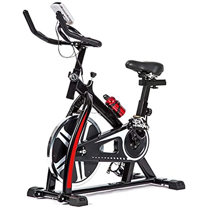 Cycling Bike Exercise Bike Indoor cycling bike Bicycle Cardio Fitness Cycle Trainer Heart Pulse w/LED Display Exercise Bikes Stationary Indoor