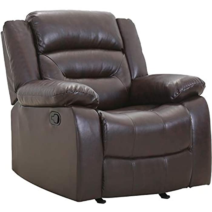 Recliner Chair Reclining Sofa for Living Room Recliner Sofa Couch Sofa PU Leather Home Theater Seating Motion for Living Room Manual Recliner