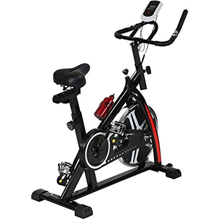 Cycling Bike Exercise Bike Indoor Cycling Bike Bicycle Cardio Fitness Cycle Trainer Heart Pulse W/LED Display Exercise Bikes Stationary Indoor