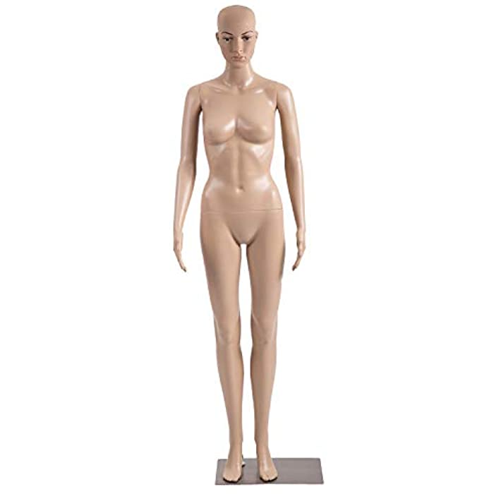 Female Mannequin 69 Inches Mannequin Torso Adjustable Dress Form Mannequin Stand Sewing Mannequin Manican Mannequin Body Dress Model Full Body Plastic Detachable Mannequin Stand Display Mannequin Head